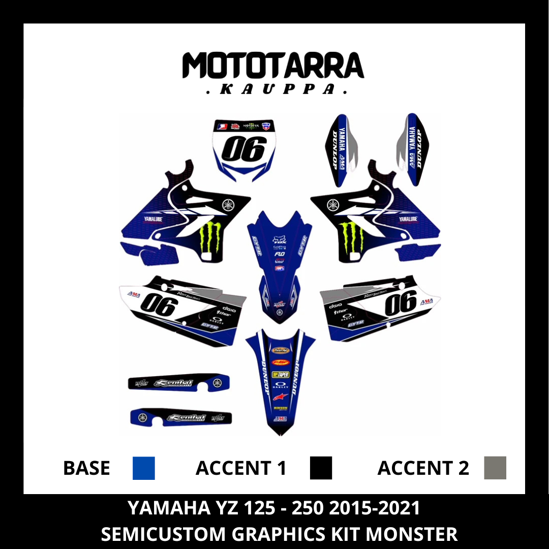 ヤマハ YZ 125-250 2015-2021 テールゲート – mototarrakauppa