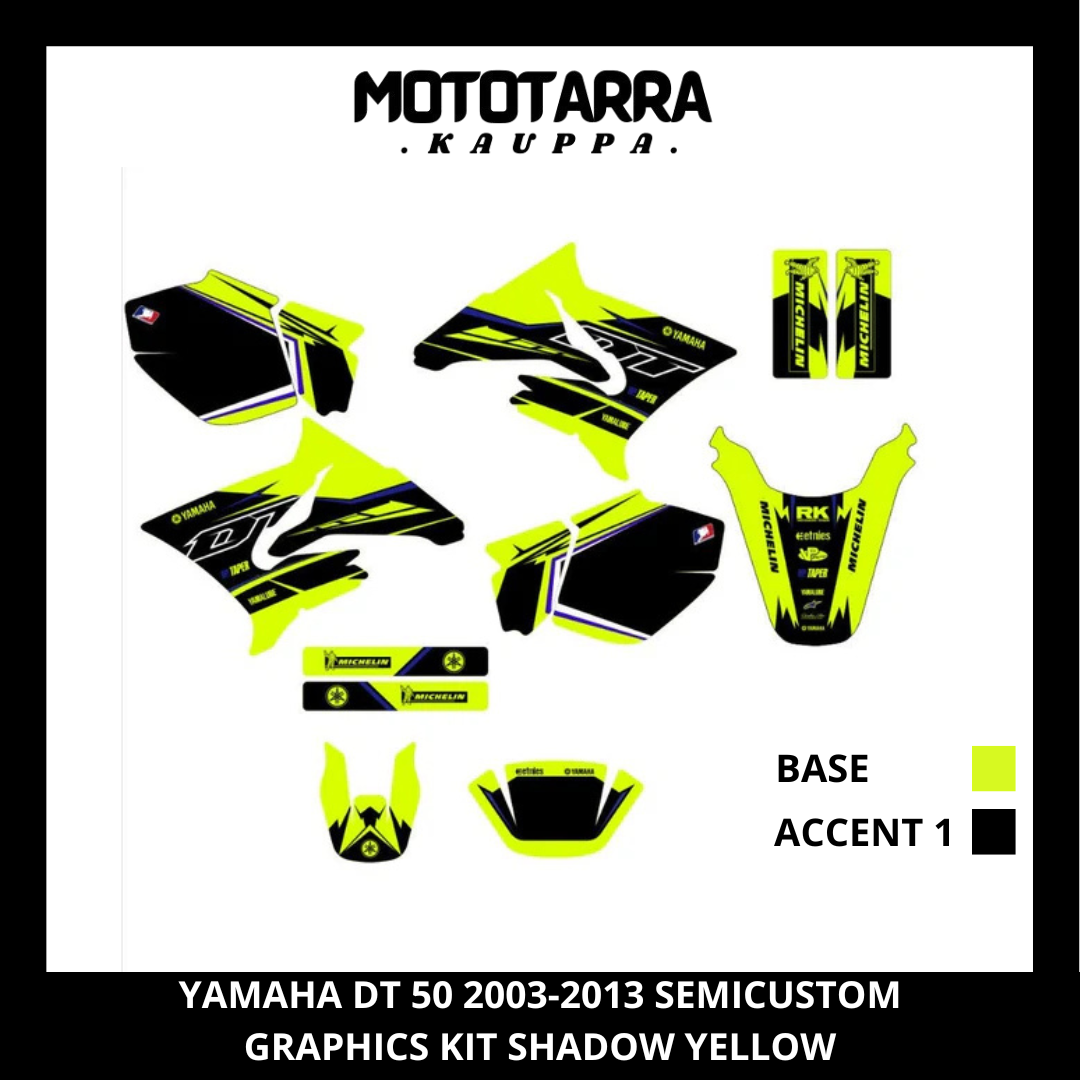 Yamaha DT 50 SHADOW YELLOW Tarrasarja