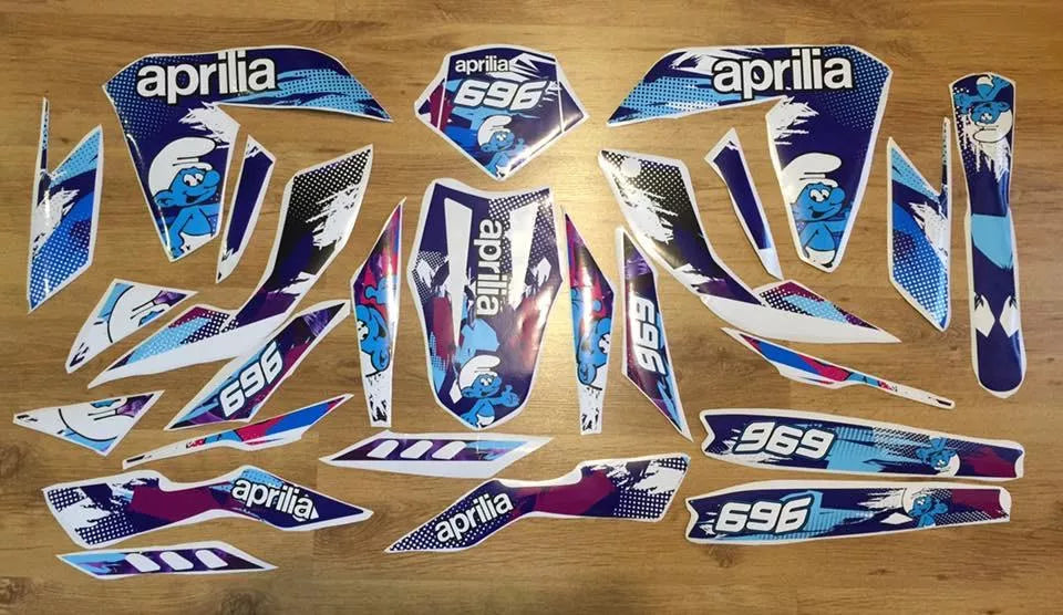 Aprilia SX / RX smurffi 125cc tarrasarja