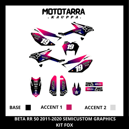 Beta RR 50 2011-2020 FOX graphics kit