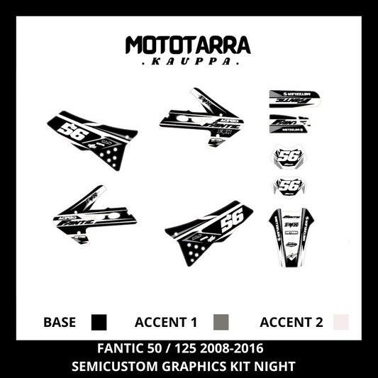 Fantic 50 / 125 2008-2016 NIGHT Tarrasarja