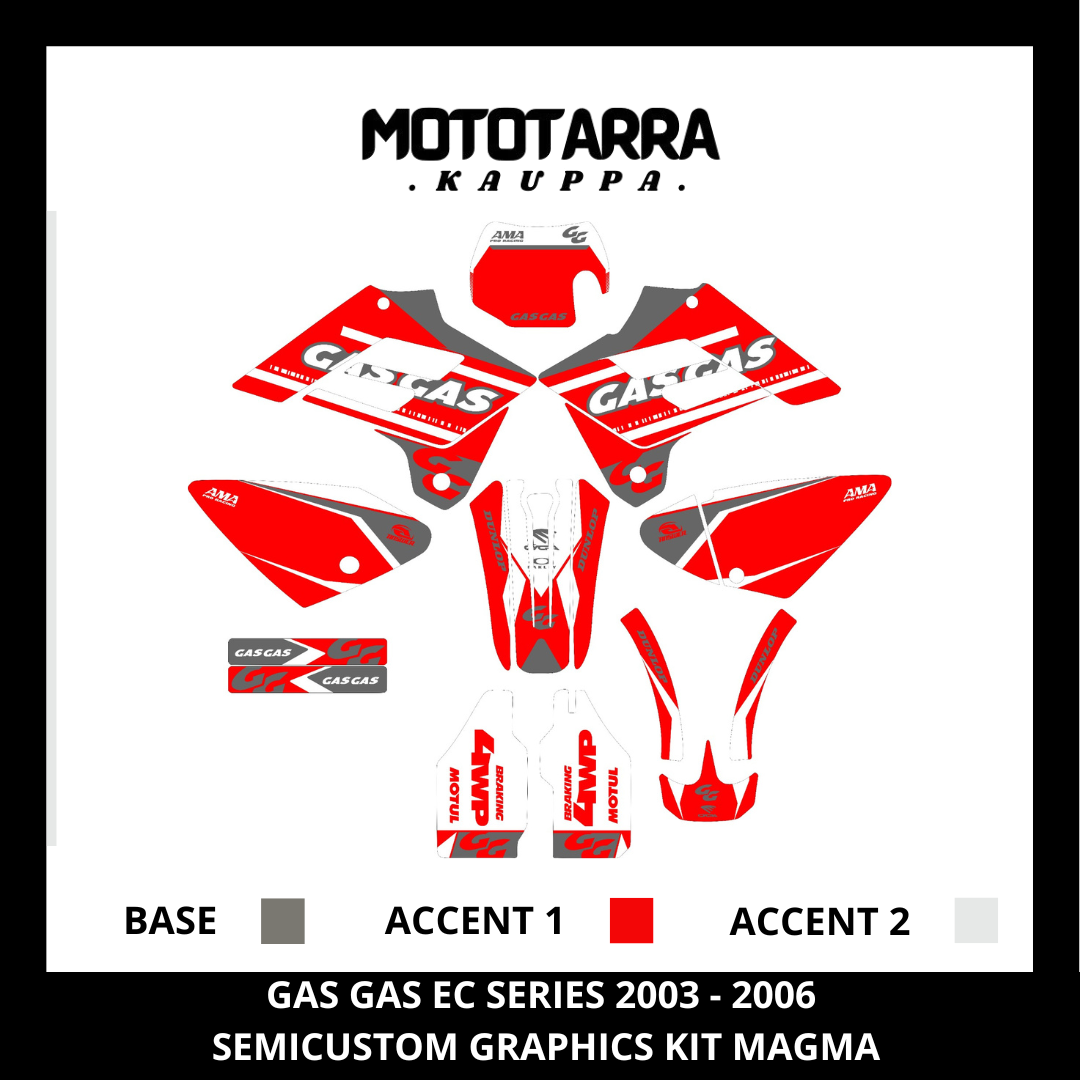 Gas Gas EC Series 2003-2006 MAD Tarrasarja