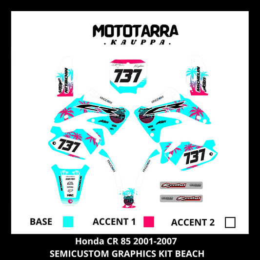 Honda CR 85 2001-2007 Dekor