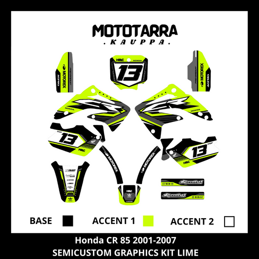Honda CR 85 2001-2007 Dekor