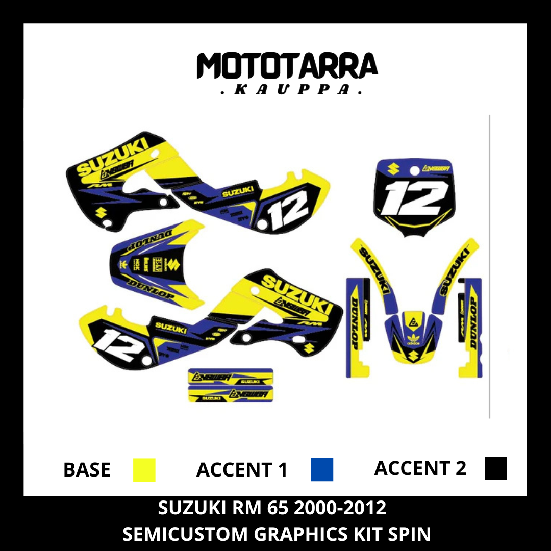Suzuki RM 65 2000-2012 SPIN Tarrasarja