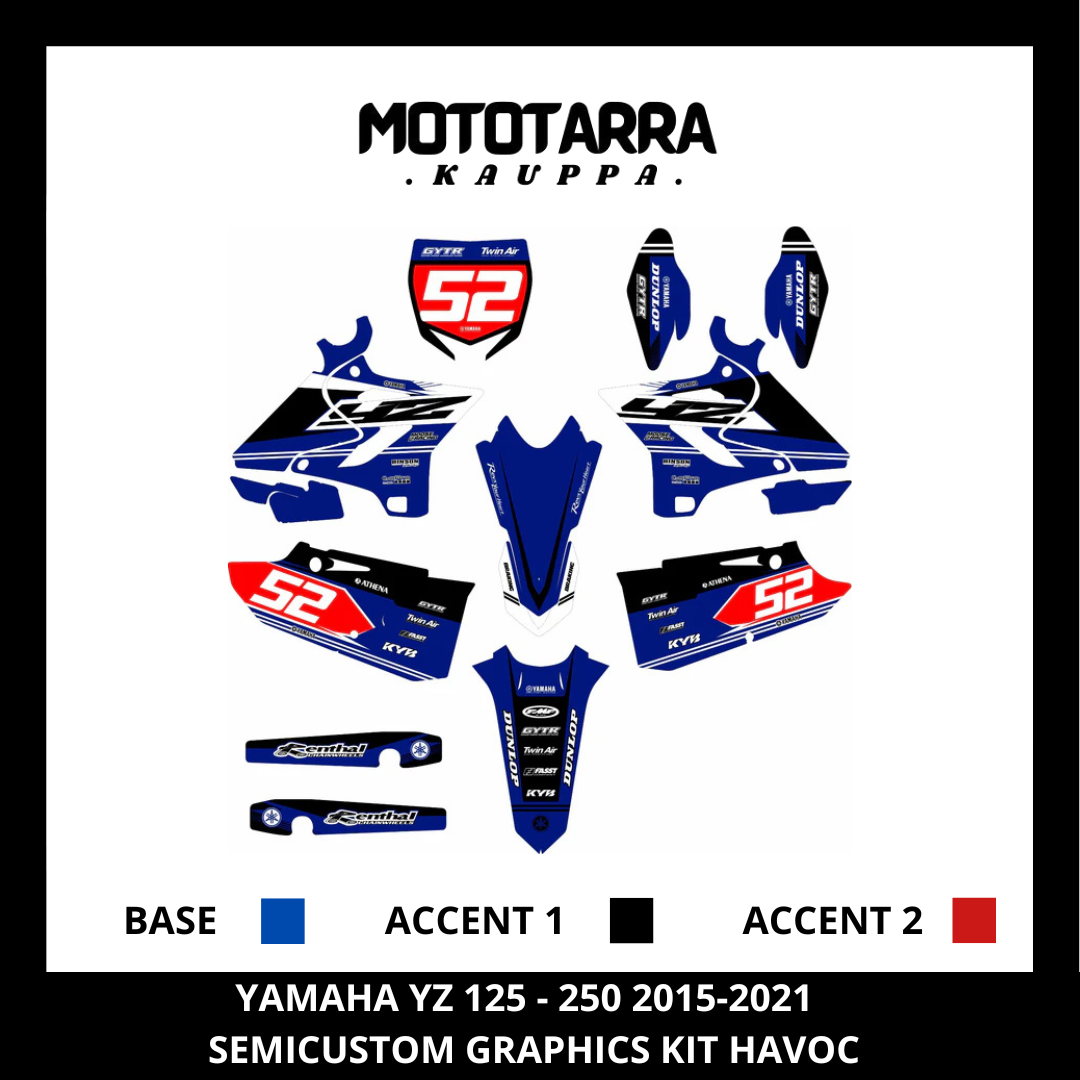 Yamaha YZ 125-250 2015-2021 Grafica