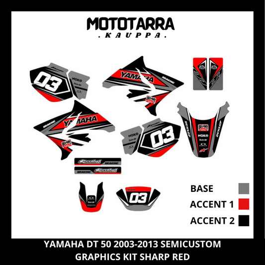 Yamaha DT 50 Dekor